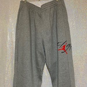 Jordan thick heavy cotton flight basketball jogger sweatpants